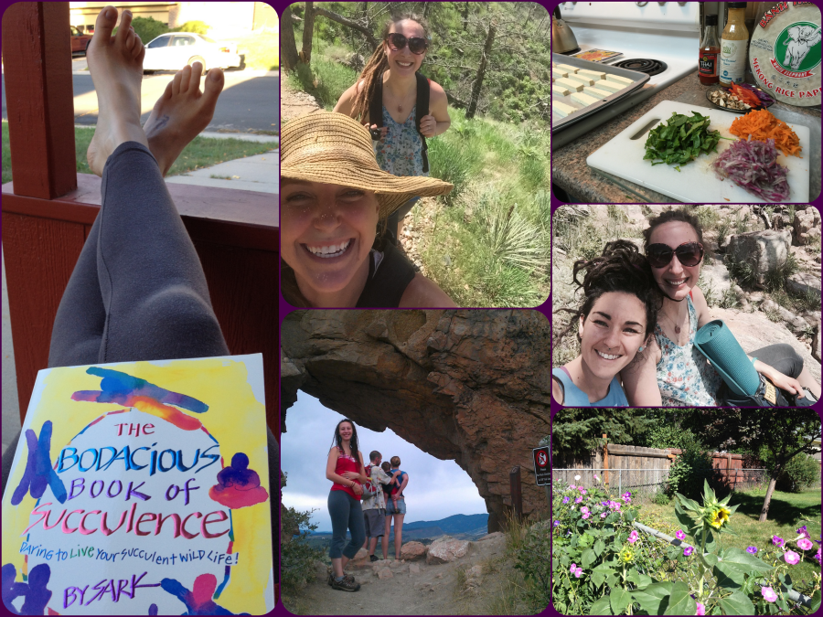 Reading Hiking Gardening Cooking